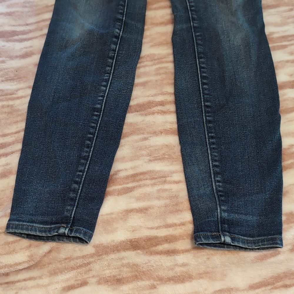 Ann Taylor Loft Blue Skinny Jeans Size 0 - Picture 5 of 9